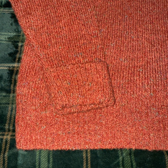 Vintage Dressbarn Woman Orange Pullover Roll Neck Turtleneck Knit Sweater 22/24 - Picture 6 of 7